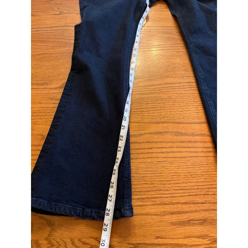 Boden Denim Womens 10P Bootcut Jeans Indigo Dark Wash Petite‎ Stretch 5-Pocket
